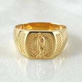 Anillo Virgen Guadalupe 2.7gr / T6 / Oro Amarillo 18K *