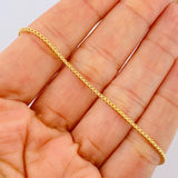 Franco Bracelet 1.3gr / 7.5in / 18K Gold +3 $