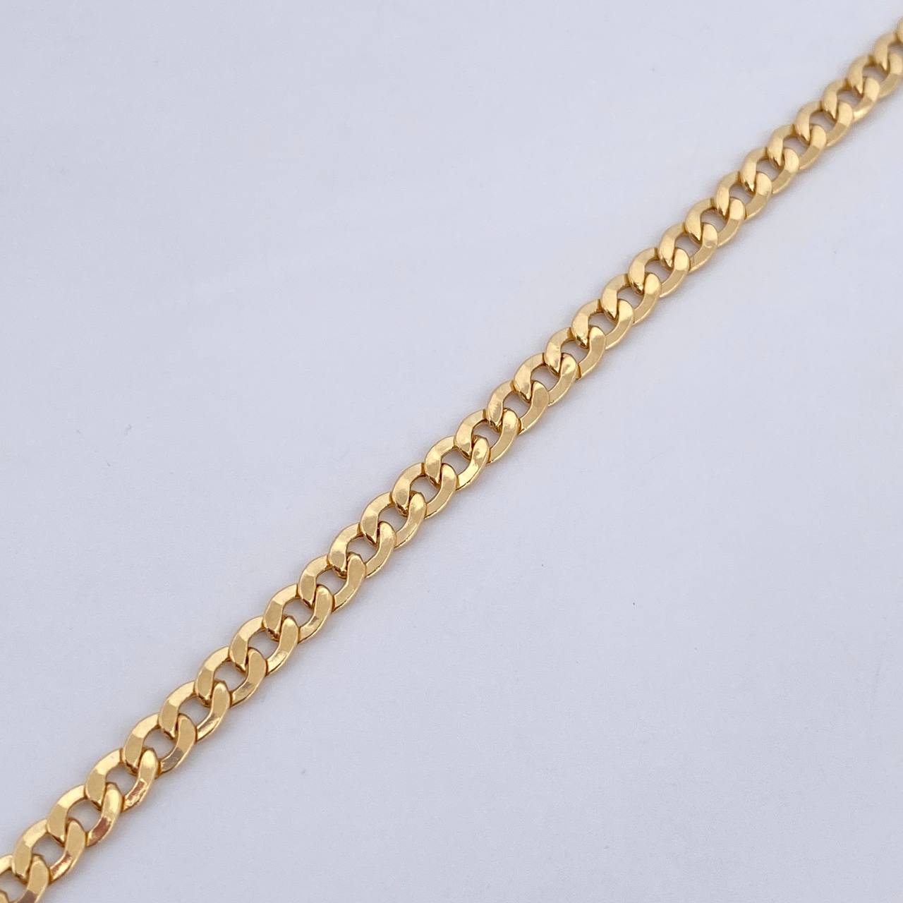 Cuban Links Bracelet 2.4gr / 19cm / 3.1mm Yellow Gold +1 18K $