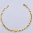 Cuban Links Bracelet 2.4gr / 19cm / 3.1mm Yellow Gold +1 18K $