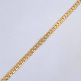 Pulso Cubano 3.75gr / 21.5cm / 2.9mm Oro Amarillo +0 18K $