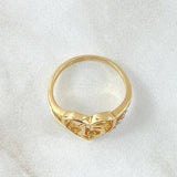 Anillo Corazon Quinces 3gr / T4 1/4 / Oro Amarillo 18K ©