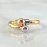 You and Me Ring 1.05gr / T5 / Three 18K Golds ©