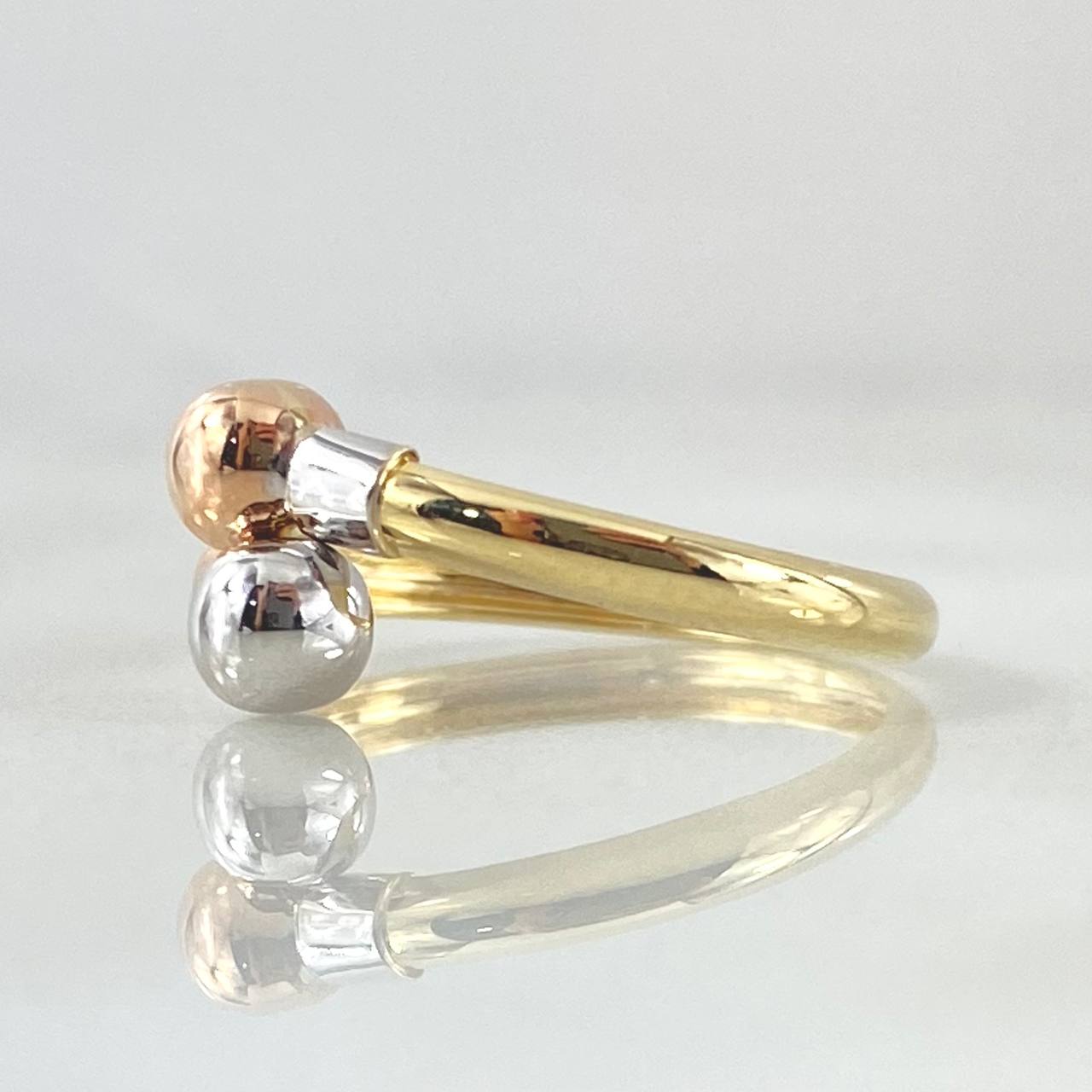 You and Me Ring 1.05gr / T5 / Three 18K Golds ©