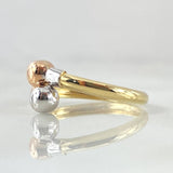 You and Me Ring 1.05gr / T5 / Three 18K Golds ©