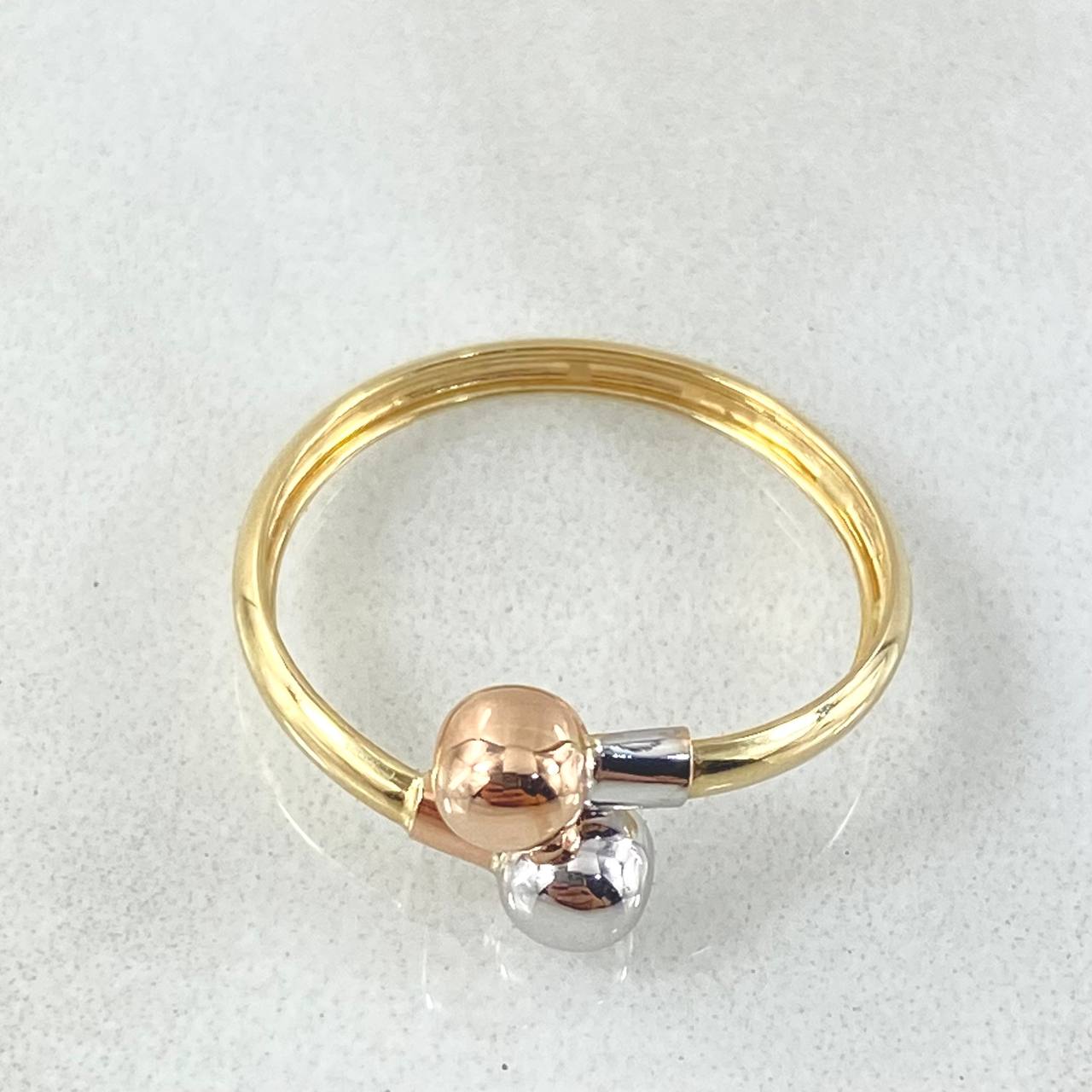 You and Me Ring 1.05gr / T5 / Three 18K Golds ©