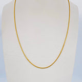 Franco Chain 3.85gr / 23.9in / 18K Gold +3$