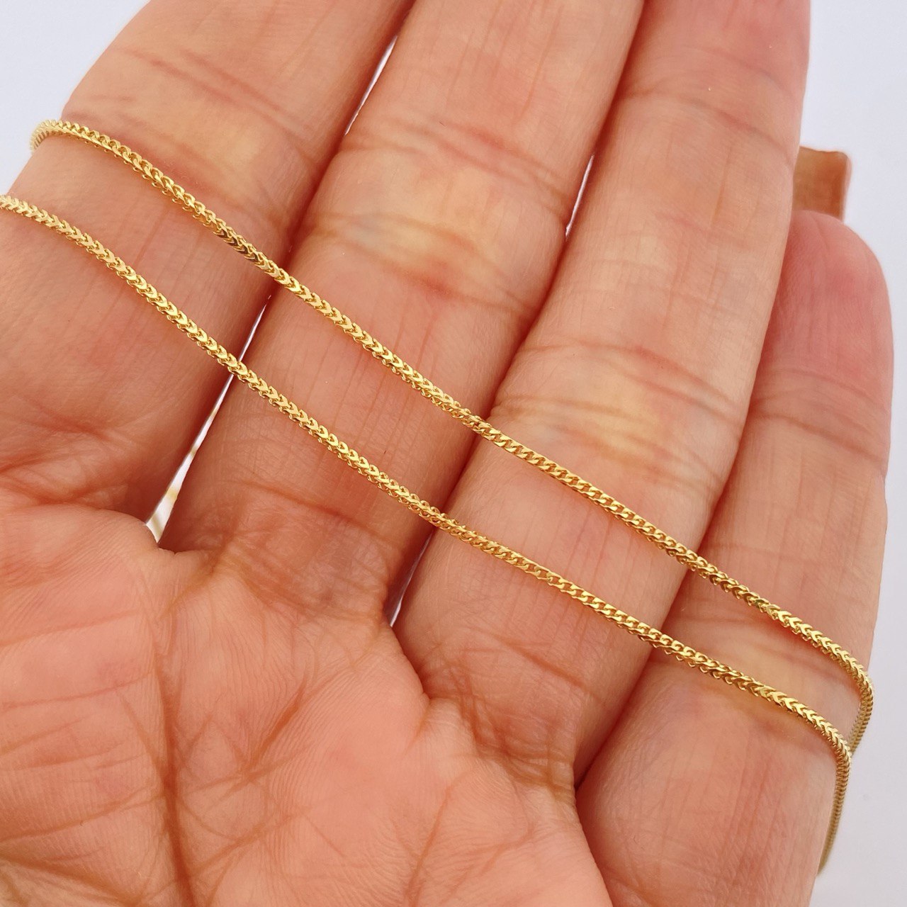 Franco Chain 3.85gr / 23.9in / 18K Gold +3$