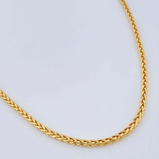 Franco Chain 8.95gr / 23.9in / 18K Gold +3$