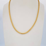 Franco Chain 8.95gr / 23.9in / 18K Gold +3$