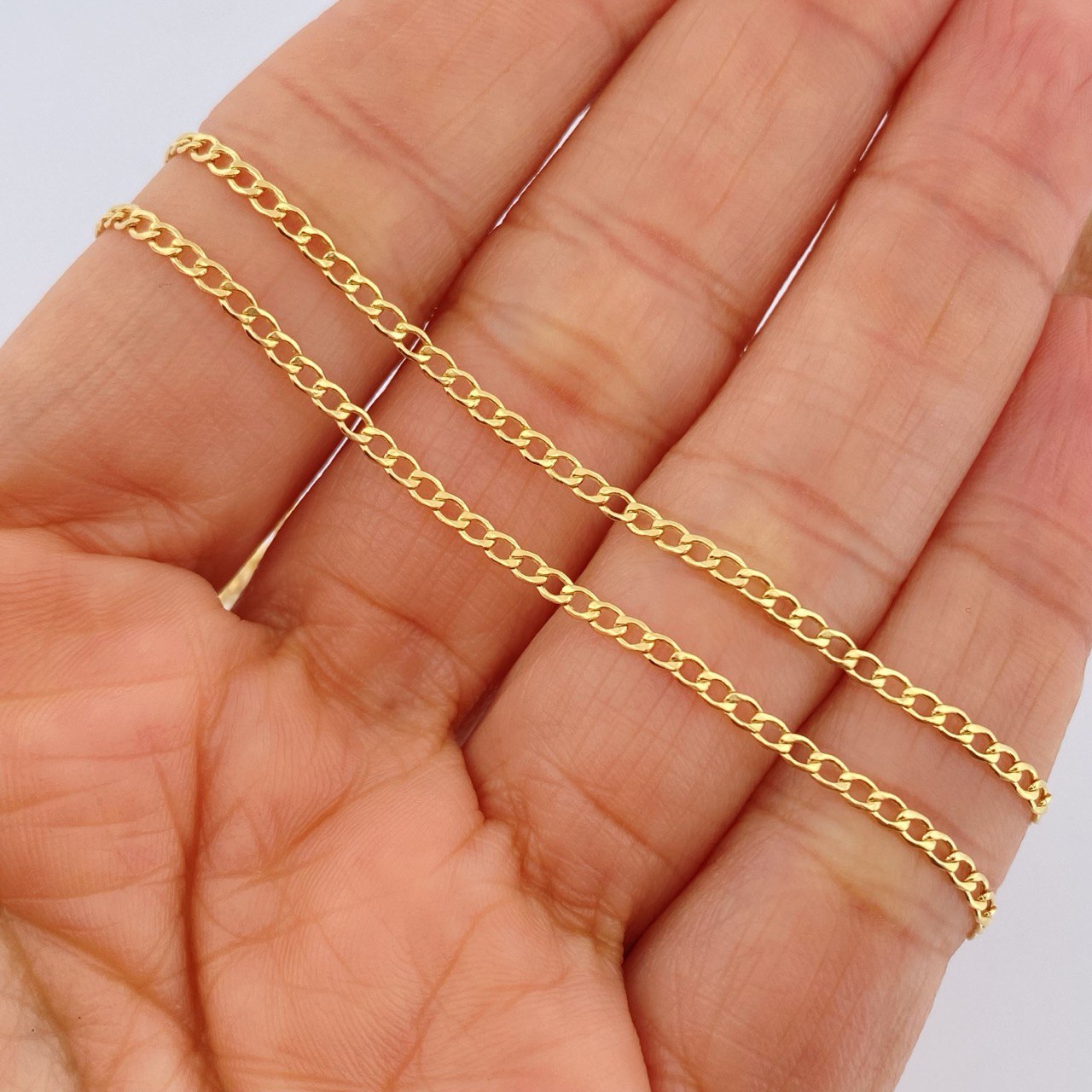 Cuban Links 2.2gr / 23.5in / 18K Gold +1 $