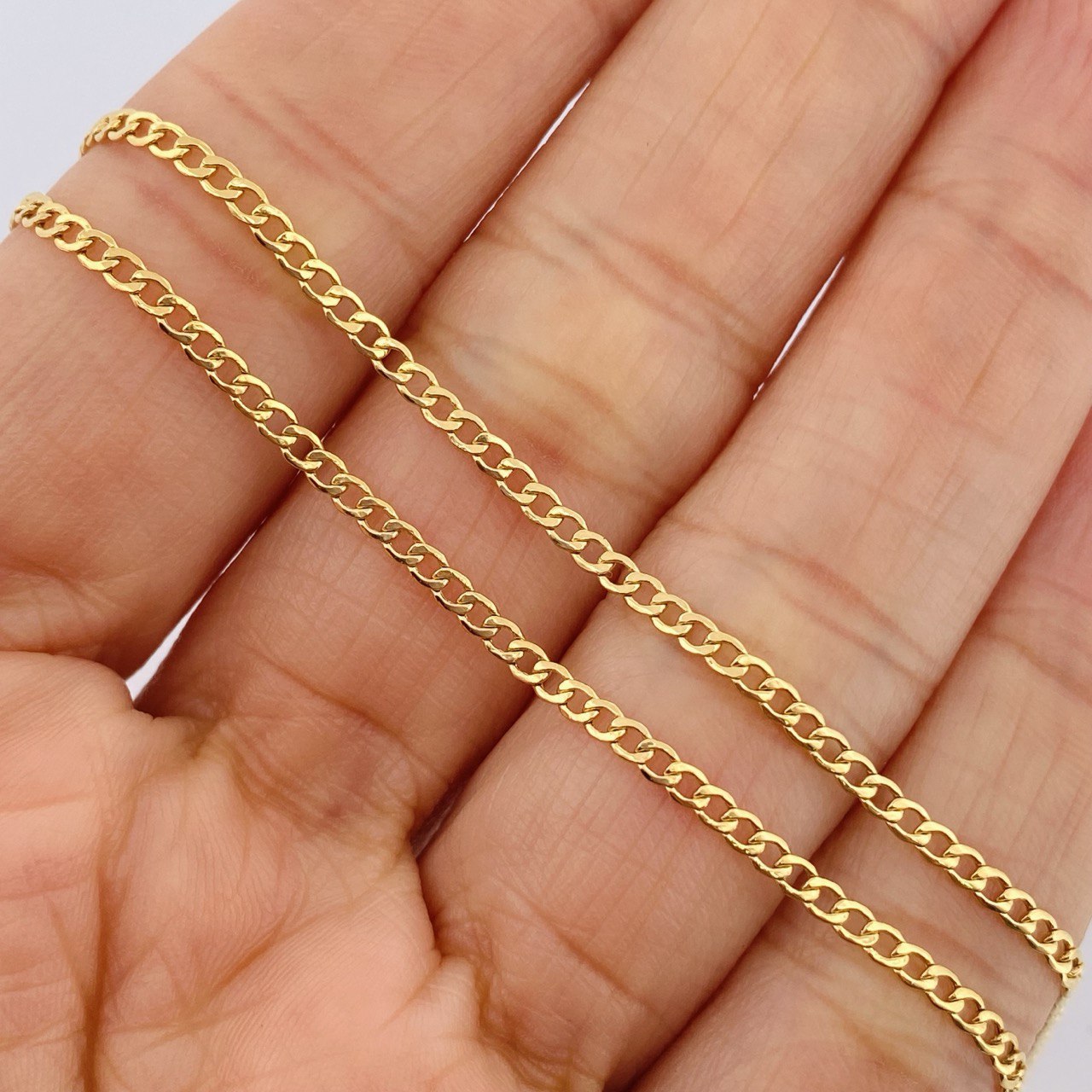 Cuban Links 2.05gr / 17.7in / 18K Gold +1 $