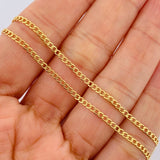 Cuban Links 2.05gr / 17.7in / 18K Gold +1 $