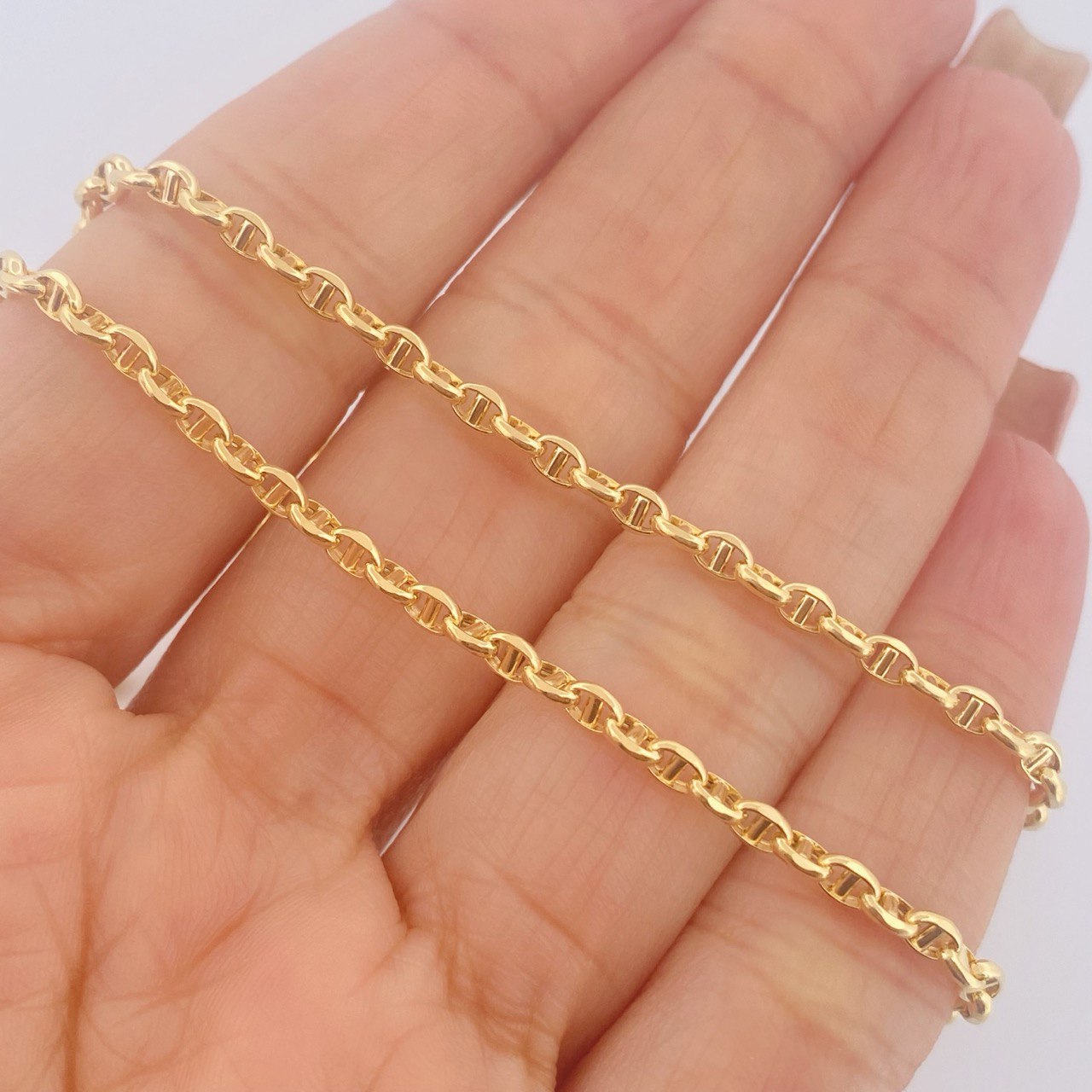Ladder Chain 6.25gr / 23.7in / 18K Gold +3 $