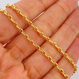 Ladder Chain 6.2gr / 23.7in 18K Gold +3 $