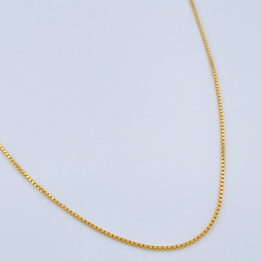 Cadena Veneciana 2.4gr / 42cm / Oro Amarillo +3 18K $