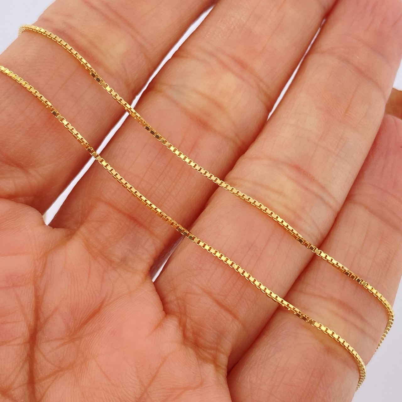 Cadena Veneciana 2.4gr / 42cm / Oro Amarillo +3 18K $