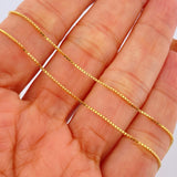 Cadena Veneciana 2.4gr / 42cm / Oro Amarillo +3 18K $