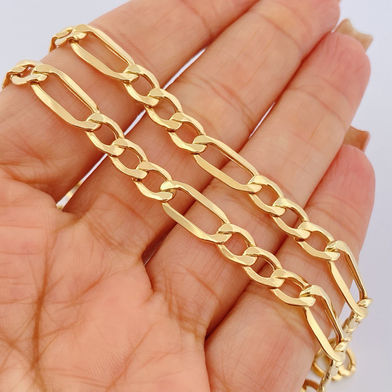 Figaro Chain 14.95gr / 23.6in / 18K Gold +1 $