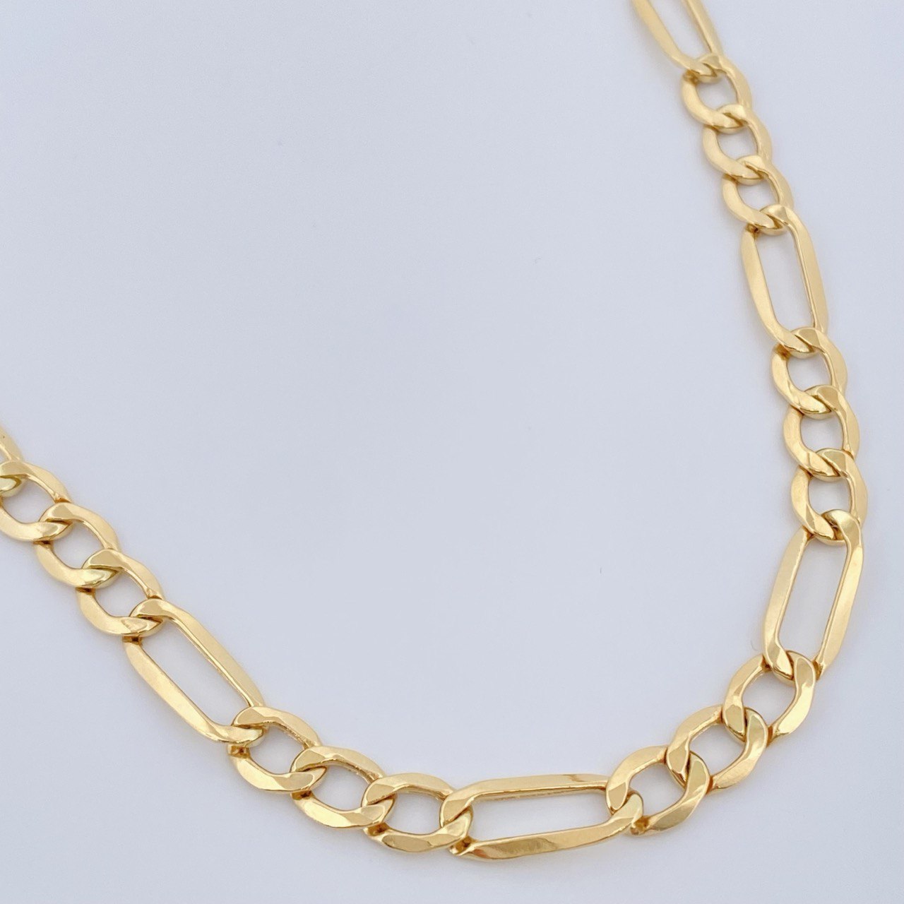 Figaro Chain 11.2gr / 25.6in / 18K Gold +1 $