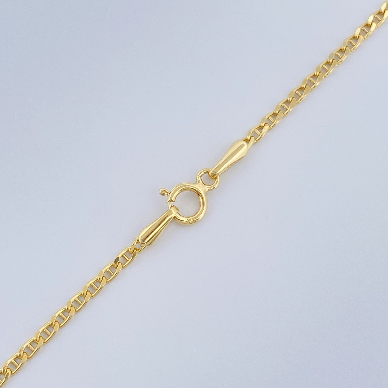Flat Mariner Chain 2.5gr / 23.6in / 18K Gold +3 $