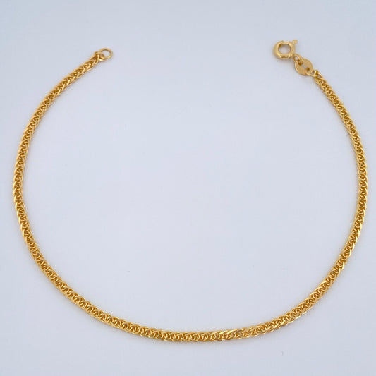 Franco Bracelet 2.25gr / 7.5in / 18K Gold +3 $