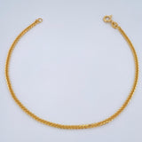 Franco Bracelet 2.25gr / 7.5in / 18K Gold +3 $
