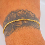 Franco Bracelet 2.25gr / 7.5in / 18K Gold +3 $