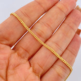 Franco Bracelet 1.95gr / 7.6in / 18K Gold +3 $