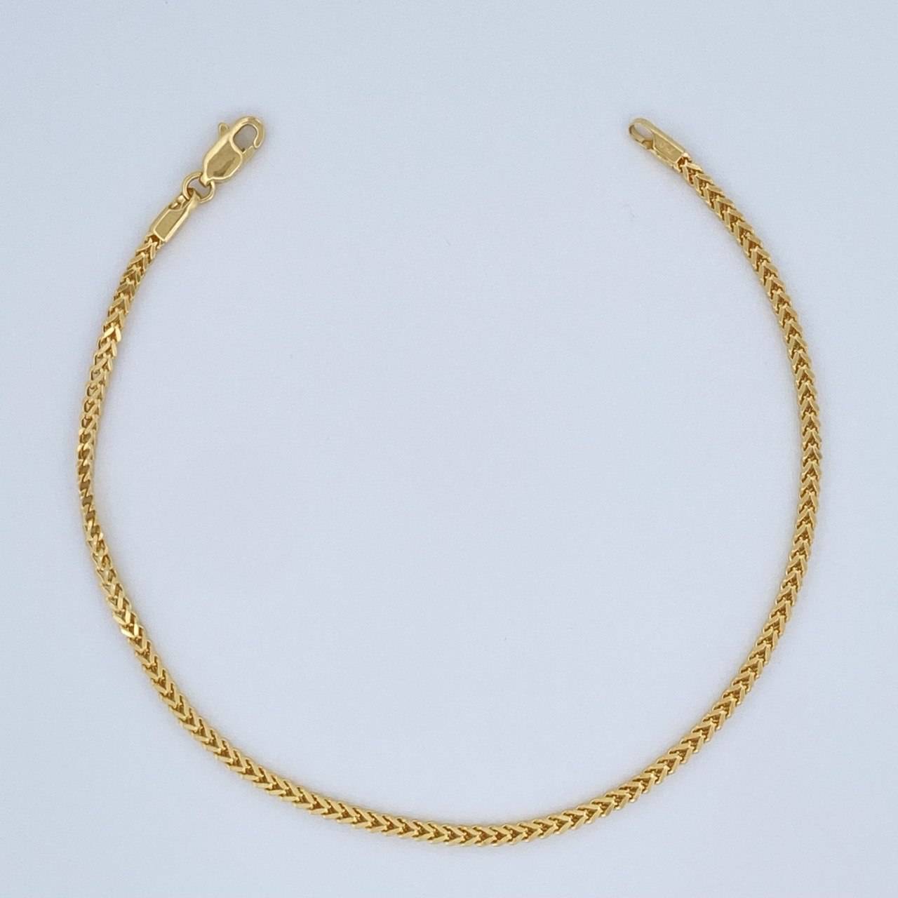 Franco Bracelet 1.95gr / 7.6in / 18K Gold +3 $