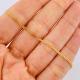 Franco Bracelet 1.6gr / 7.5in / 18K Gold +3 $