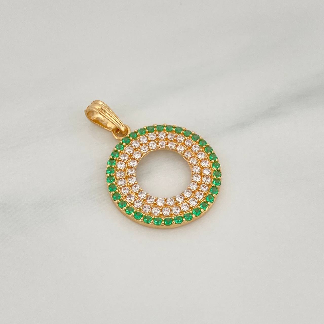 Dije Circulo 2.15 g / 1 in Oro Amarillo 18K