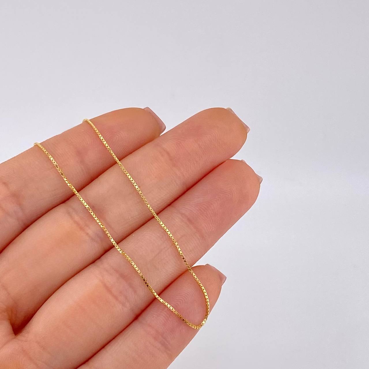 Venetian Chain 1.7 g / 18 in / 0.8 mm Yellow Gold 18K
