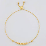 Modular Bracelet Classic Link Line Seventh 1.95 g / 8 3/4 in - 1 1/2 in / 1.2 mm Yellow Gold 18K