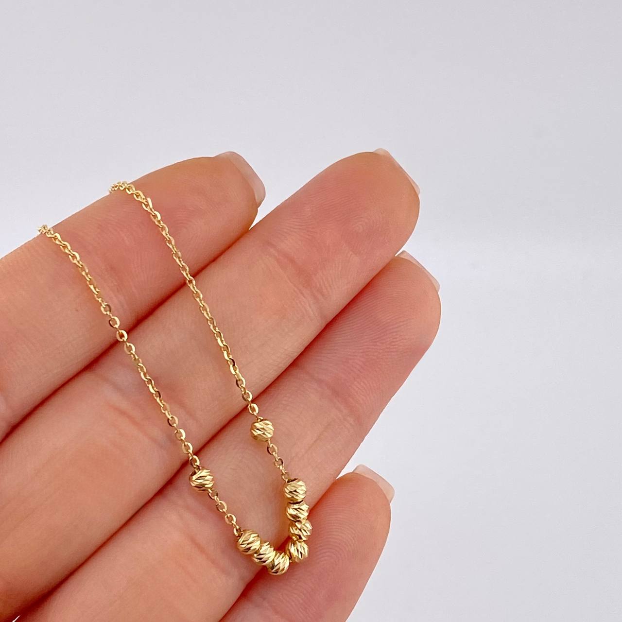 Modular Bracelet Classic Link Line Seventh 1.95 g / 8 3/4 in - 1 1/2 in / 1.2 mm Yellow Gold 18K