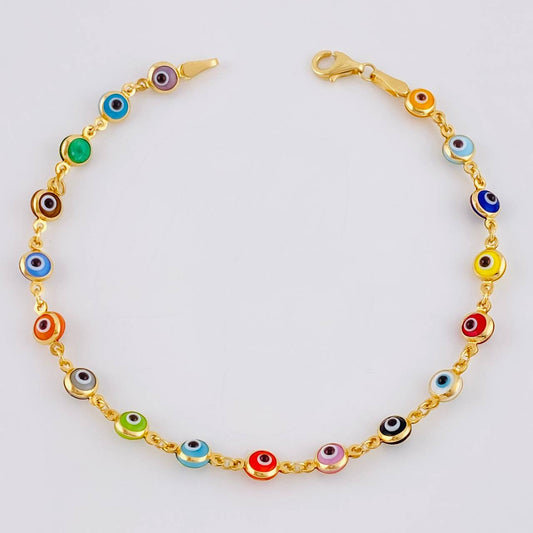Pulso Ojo Turco 3.8 g / 7 1/2 in / 4.75 mm Oro Amarillo 18K