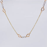 Cadena Aro Seguido Amor Infinito 2.6 g / 17 3/4 in / 1.05 mm Tres Oros 18K