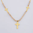 Cadena Aro Seguido Trinidad De Cruces 2.9 g / 17 1/2 in / 1.05 mm Oro Amarillo 18K