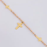 Cadena Aro Seguido Trinidad De Cruces 2.9 g / 17 1/2 in / 1.05 mm Oro Amarillo 18K