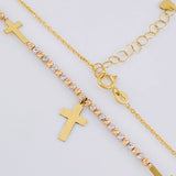 Cadena Aro Seguido Trinidad De Cruces 2.9 g / 17 1/2 in / 1.05 mm Oro Amarillo 18K