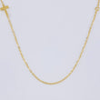 Classic Link Chain with Side Cross 2.55 g / 18 in / 1.4 mm Yellow Gold 18K