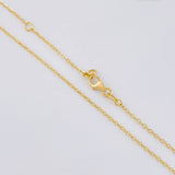 Classic Link Chain with Side Cross 2.55 g / 18 in / 1.4 mm Yellow Gold 18K