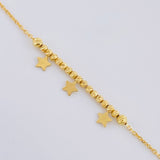 Cadena Aro Seguido Cinturón De Orión 2.3 g / 17 1/4 in / 1.05 mm Oro Amarillo 18K