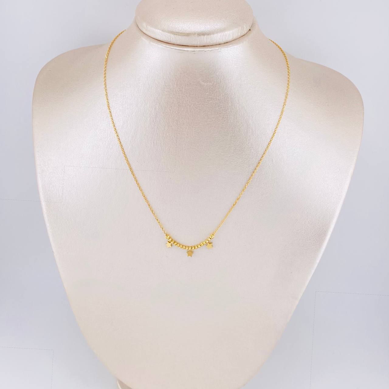 Cadena Aro Seguido Cinturón De Orión 2.3 g / 17 1/4 in / 1.05 mm Oro Amarillo 18K
