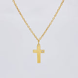 Cadena Aro Seguido Cruz 2.75 g / 19 1/2 in / 1.2 mm Oro Amarillo 18K