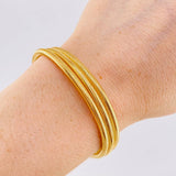 Pulso Triple Flex 4.75 g / 7 1/4 in / 9.2 mm Oro Amarillo 18K