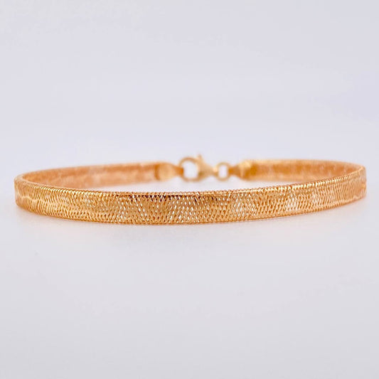 Pulso Flex 2.15 g / 7 3/4 in / 4.2 mm Oro Rosa 18K