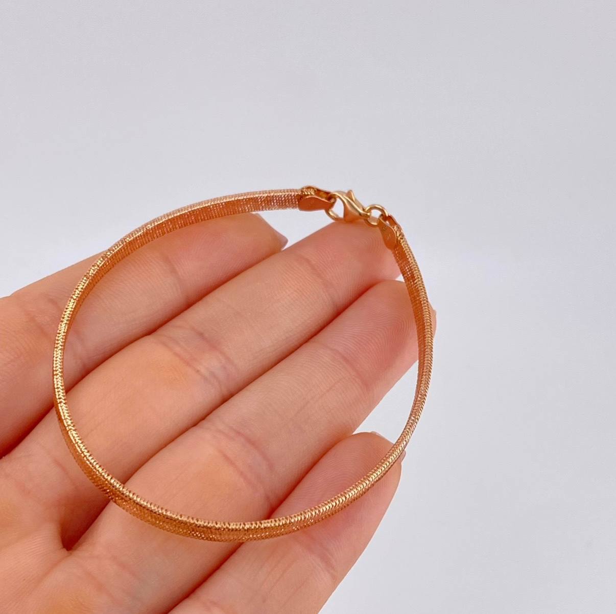 Pulso Flex 2.15 g / 7 3/4 in / 4.2 mm Oro Rosa 18K