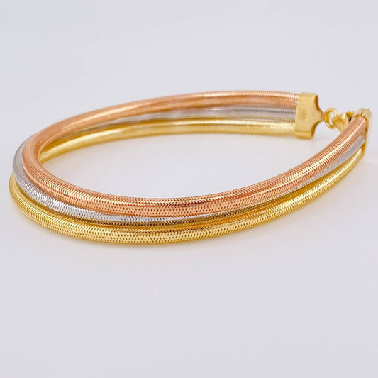 Pulso Triple Flex 5.85 g / 7 3/4 in / 9.2 mm Tres Oros 18K
