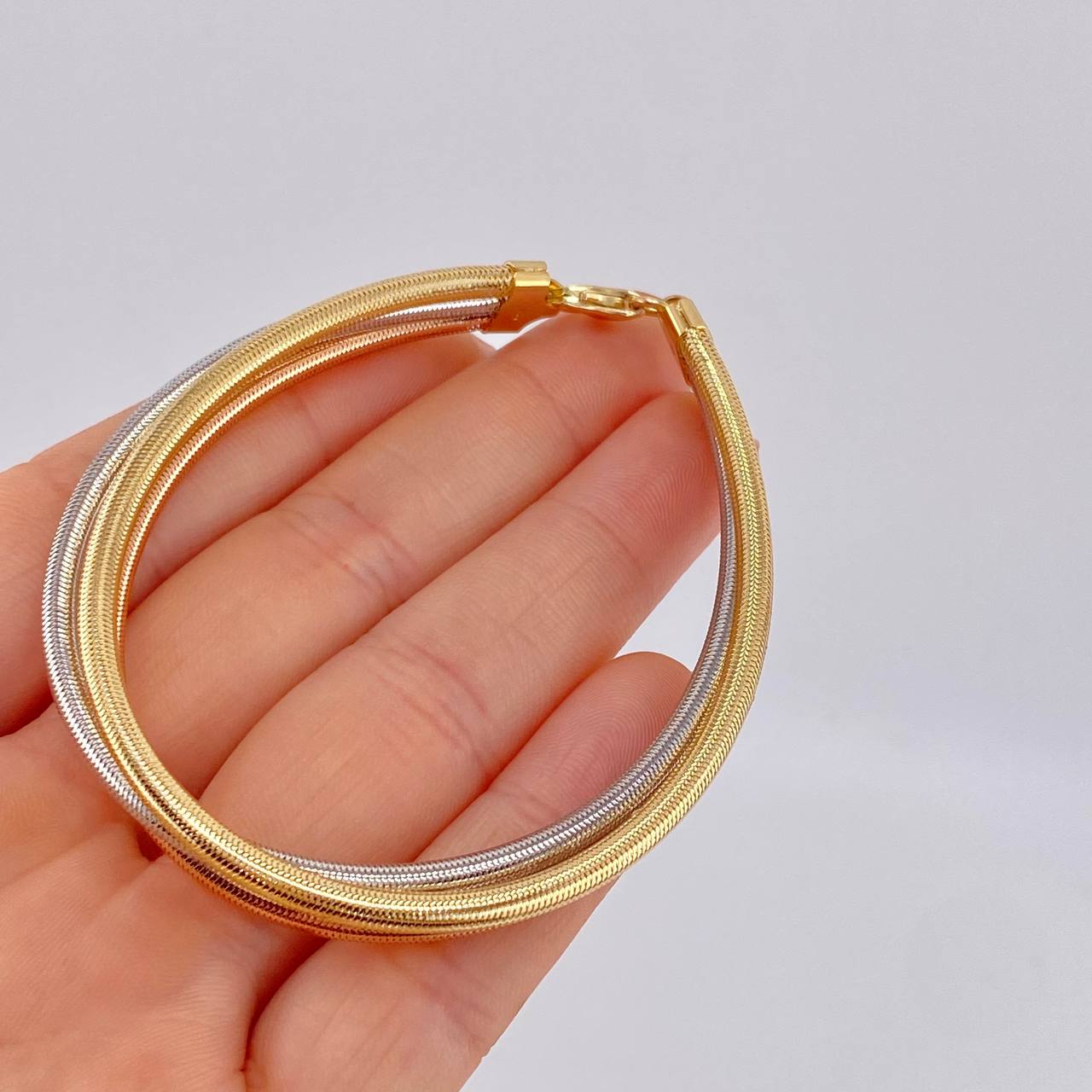 Pulso Triple Flex 5.85 g / 7 3/4 in / 9.2 mm Tres Oros 18K
